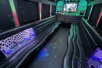 San Jose Limo Bus Interior