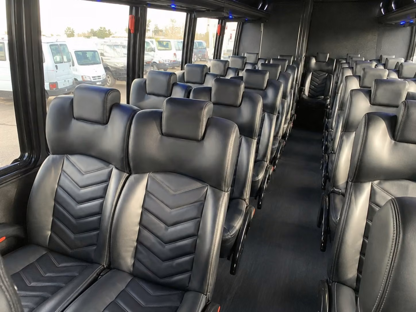 15 passenger minibus inside