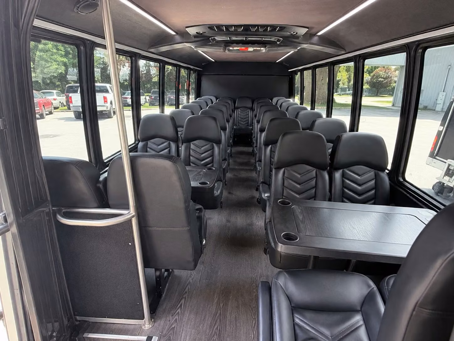 18 passenger minibus interior