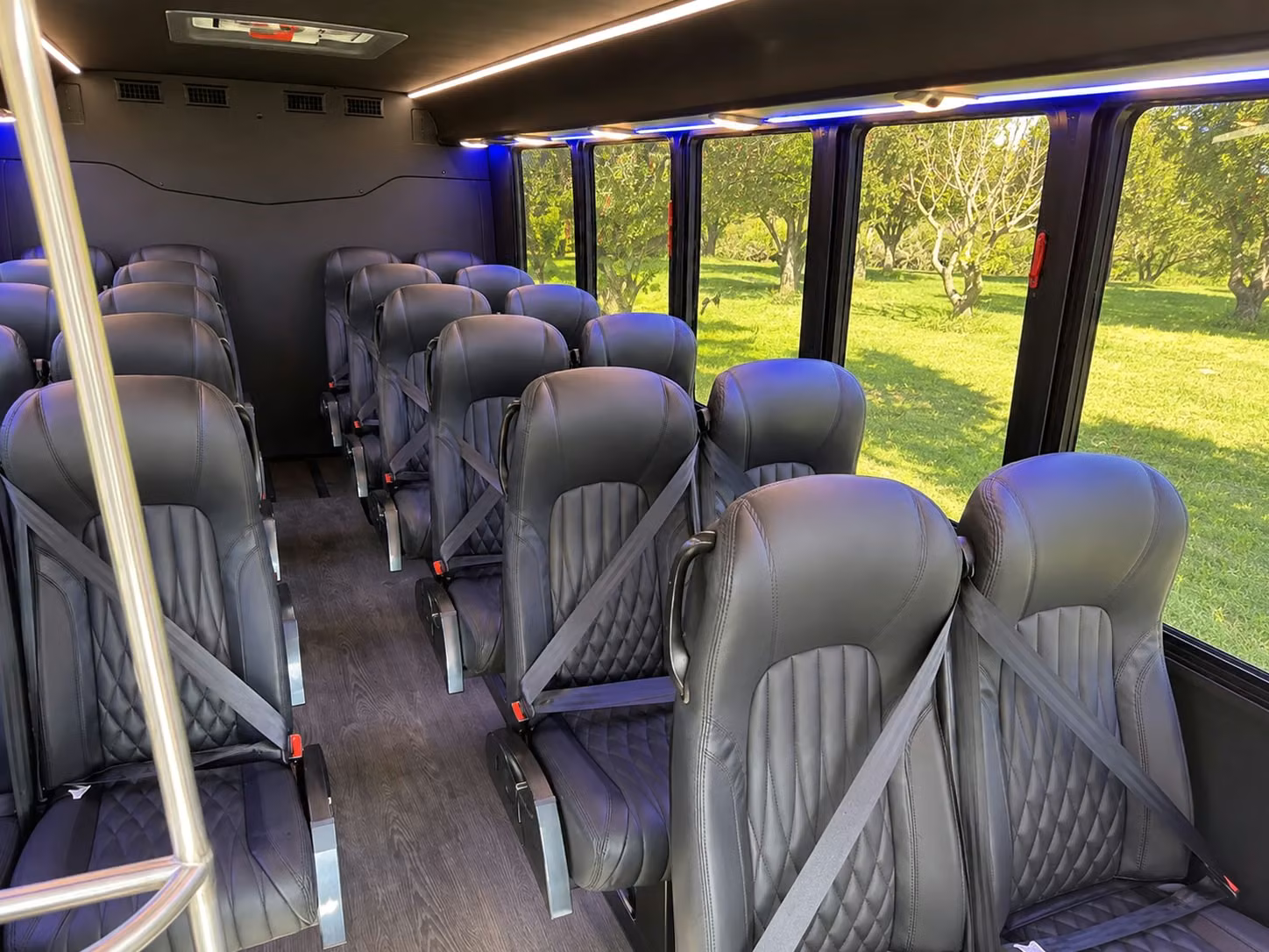 20 passenger minibus inside