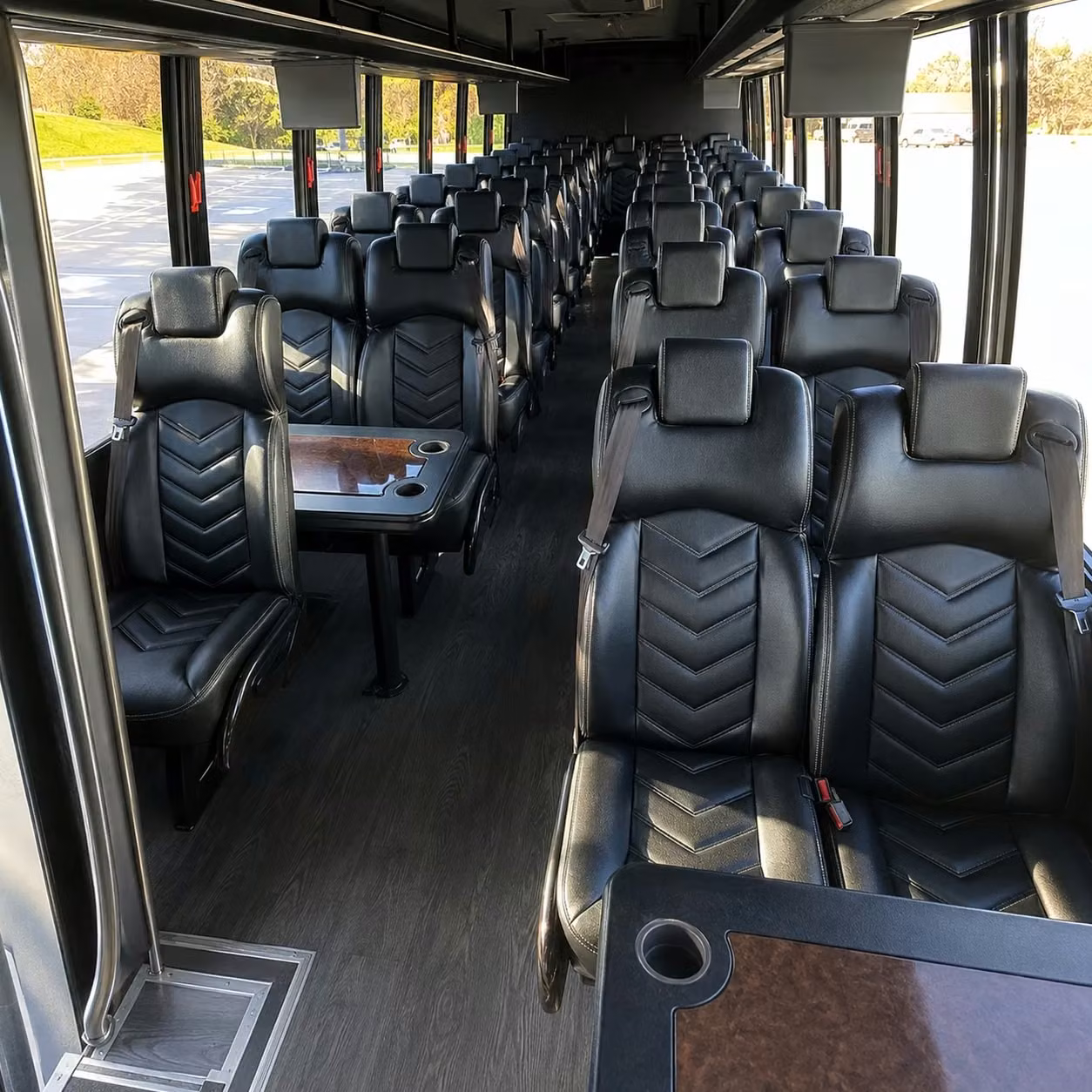 28 passenger minibus inside
