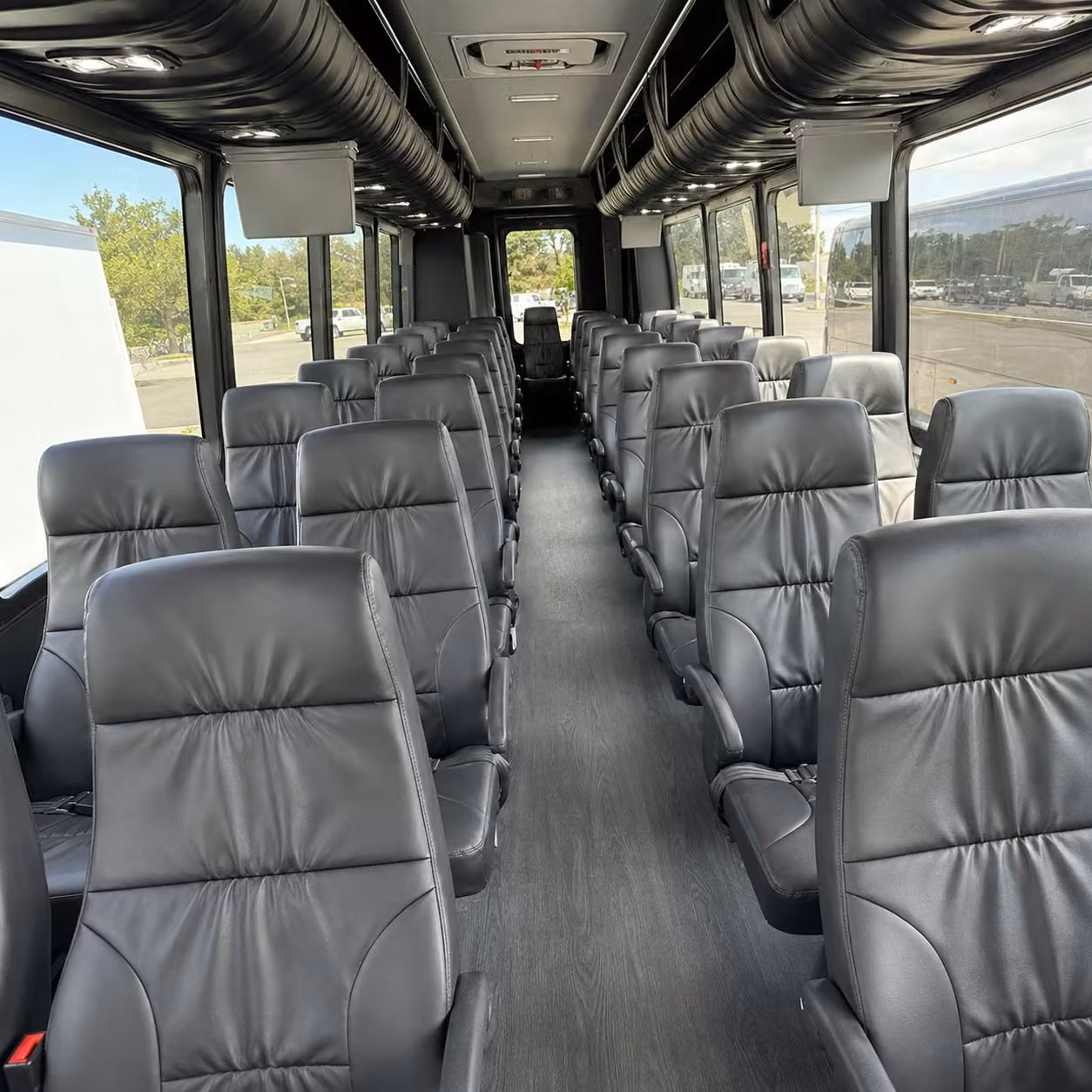 28 passenger minibus interior