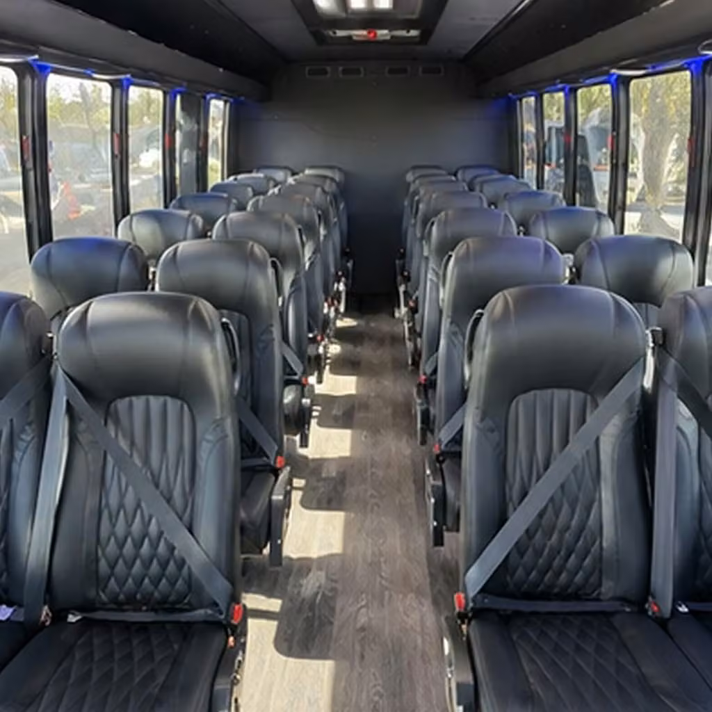 30 passenger minibus interior
