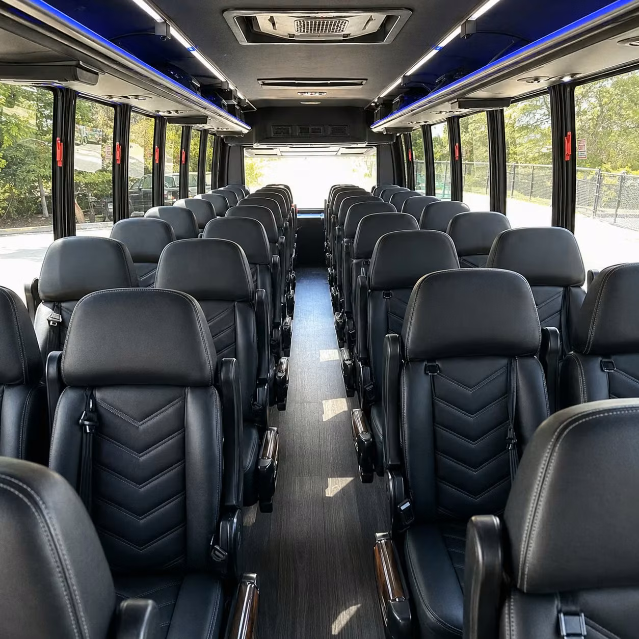 35 passenger minibus inside