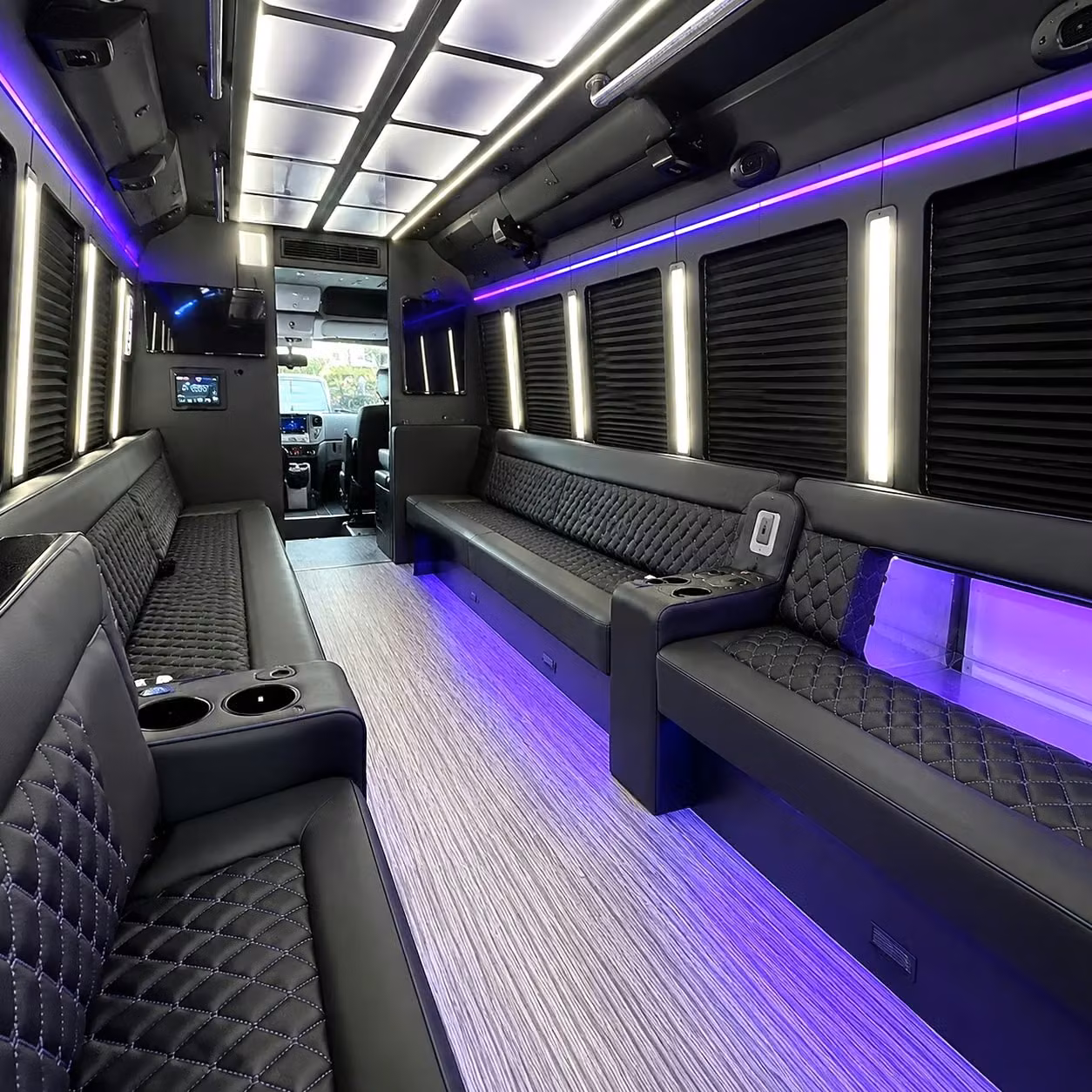 party bus interior