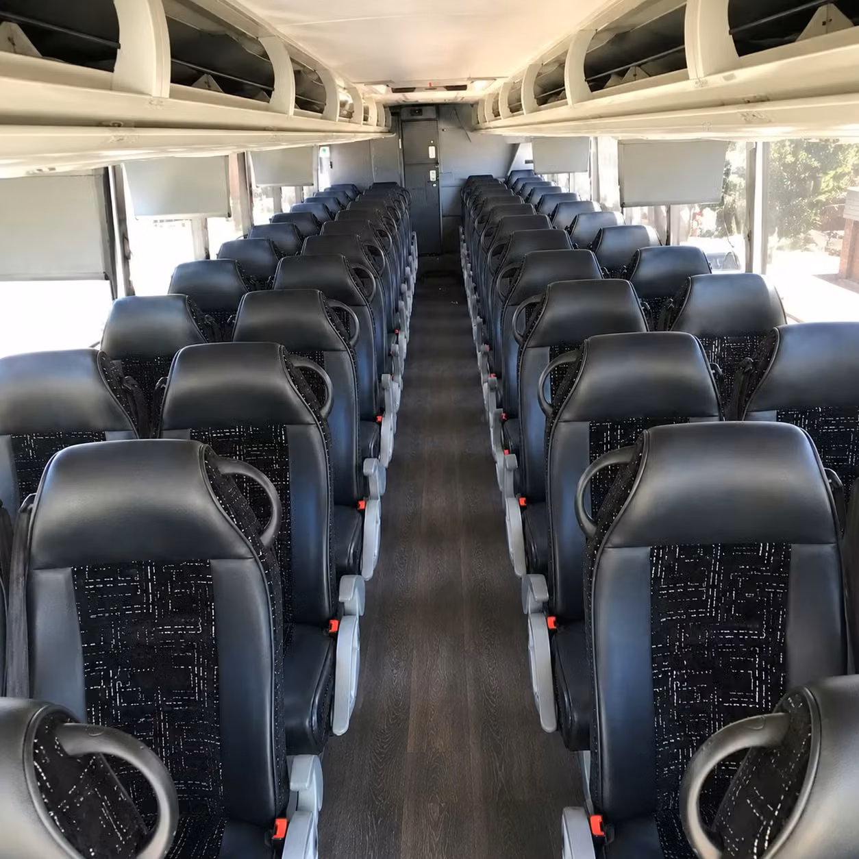 san jose charter bus interior