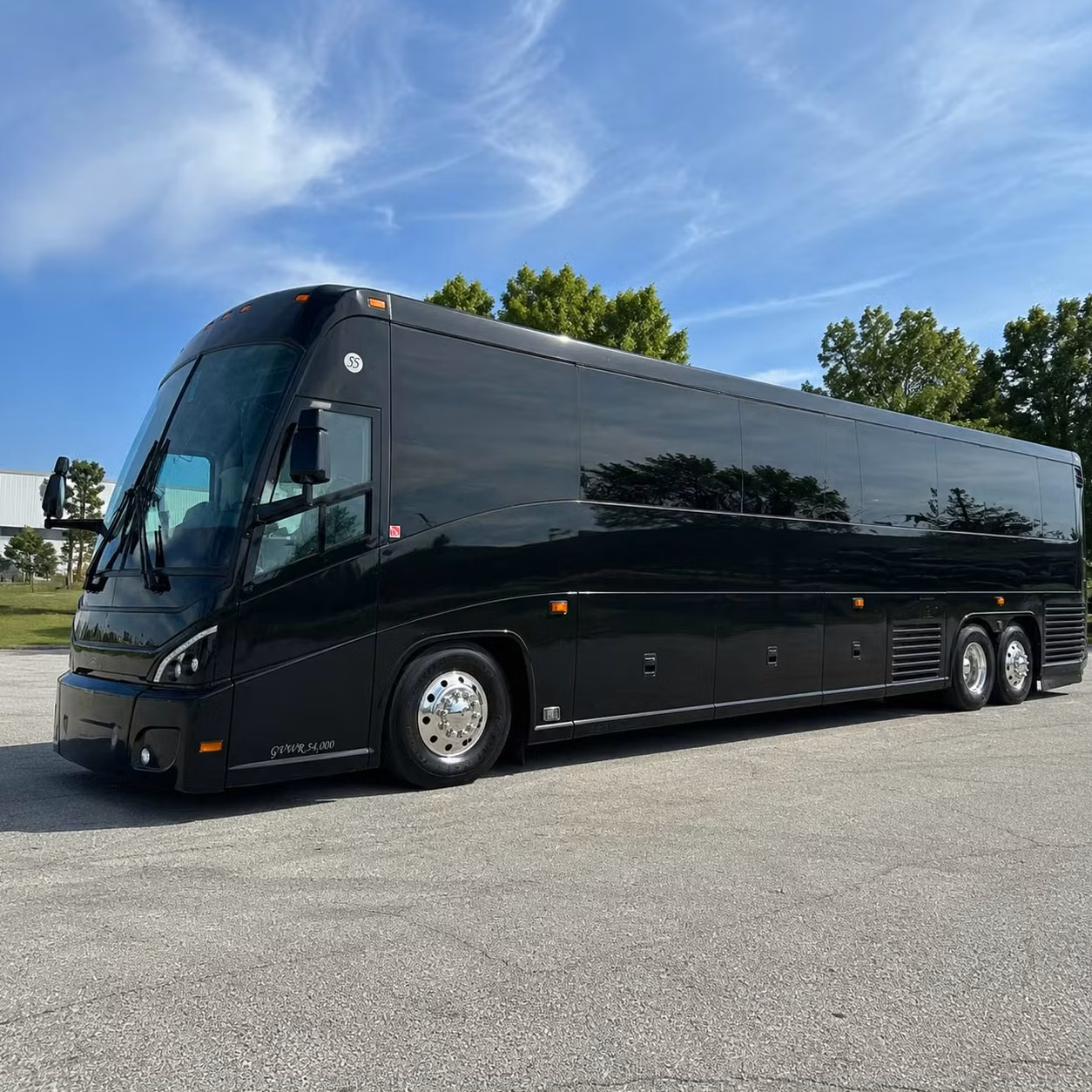 san jose charter bus rental exterior